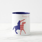 American Cowboy Tasse (Zentrum)