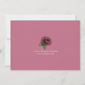 American Cowgirl Birthday Party Einladung (Rückseite)