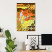 American CRESCENT Cycles Poster (Heimbüro)