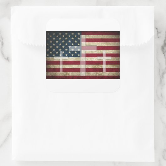 American Cross Sticker (Tasche)