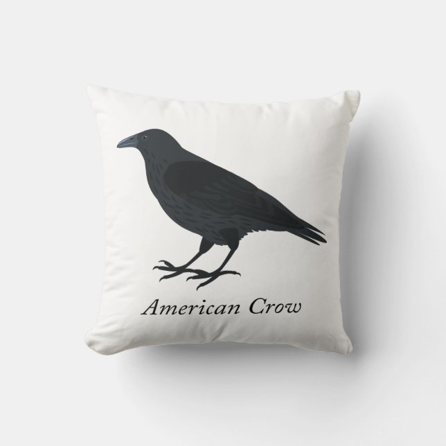 American Crow Kissen (Vorderseite)