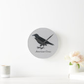 American Crow Runde Wanduhr (Zuhause)