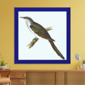 American Cuckoo Bird Canvas Print Leinwanddruck (Insitu (Wohnzimmer))