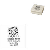 American Curl Cat Rücksendeadresse Gummistempel (Stempel)