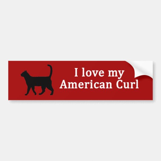 American Curl-Liebe Autoaufkleber (Vorne)
