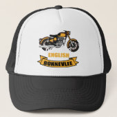 American Custom Motorrad Bonneville Speedway Truckerkappe (Vorderseite)