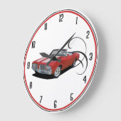 American Cutlass Große Wanduhr (Winkel)