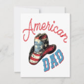American Dad Cowboy Einladung (Vorderseite)
