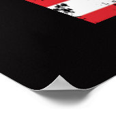 American Dad-Flagge Poster (Ecke)