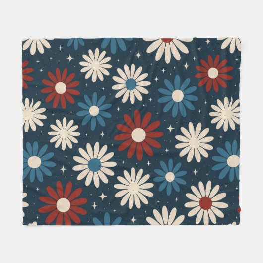 American Daisy's  Fleecedecke (Vorderseite (Horizontal))