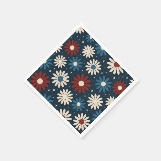 American Daisy's  Serviette (Ecke)