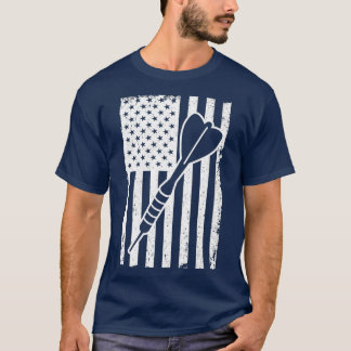 American Dart Player Darts Throwing Sports Pub T-Shirt