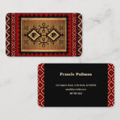 American Design Business Card Visitenkarte (Vorne/Hinten)