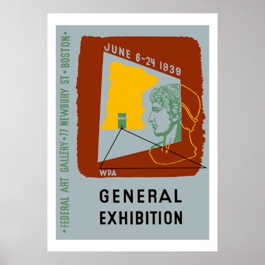 American Design Exhibit Boston Poster (Vorne)