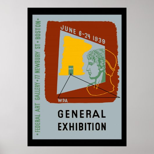 American Design Exhibit Boston Poster (Vorne)