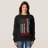 American Diesel Flag Truck Turbo Brothers Sweatshirt (Vorne ganz)