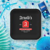 American Diner der 50er Jahre Pappteller (Party)