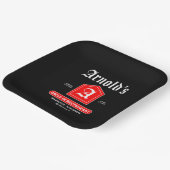 American Diner der 50er Jahre Pappteller (Gewinkelt)