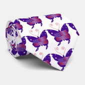 American Diva Butterfly Krawatte (Gerollt)