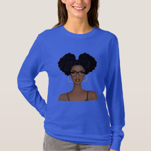 American Diva Long Sleves T - Shirt