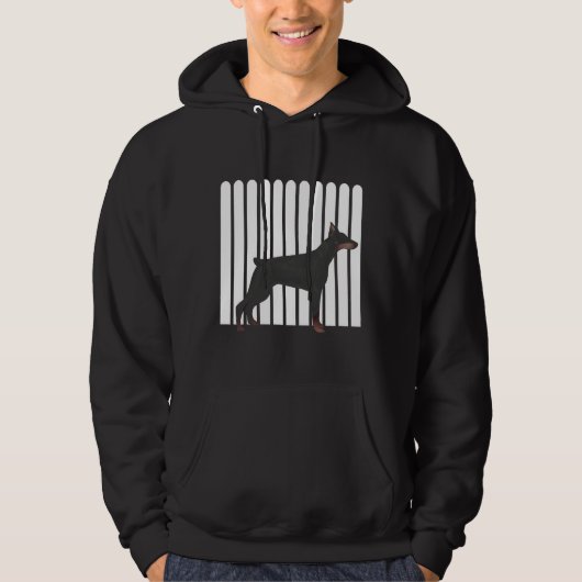 American Doberman 21 Hoodie (Vorderseite)