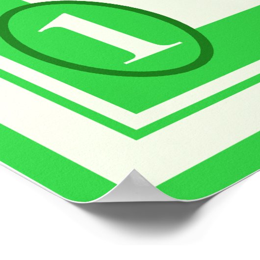 American Dollar Template Poster (Ecke)