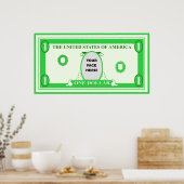 American Dollar Template Poster (Küche)