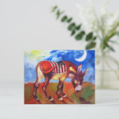 American Donkey Postkarte (Stehend Vorderseite)