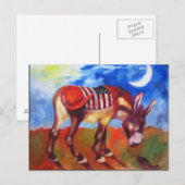 American Donkey Postkarte (Vorne/Hinten)