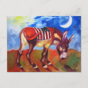 American Donkey Postkarte