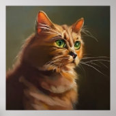 American Drahthaarterrier Cat Poster (Vorne)