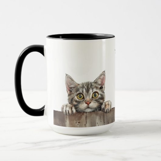 American Drahthaarterrier Cat Tasse (Links)