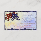 American Drama Comedy & Tragedy Visitenkarte (Rückseite)