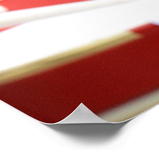 American Drummer USA Color Foto Wall Poster (Ecke)