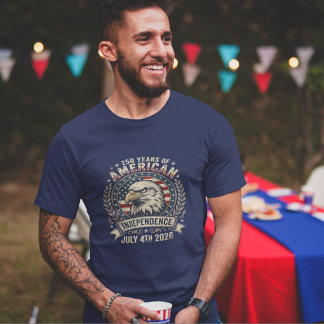 American Eagle 250 Jahre Unabhängigkeitsjubiläum T-Shirt