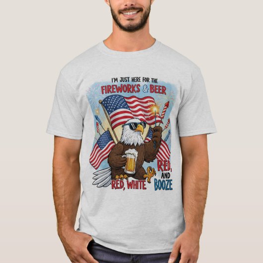 American Eagle 4. Juli T-Shirt (Vorderseite)