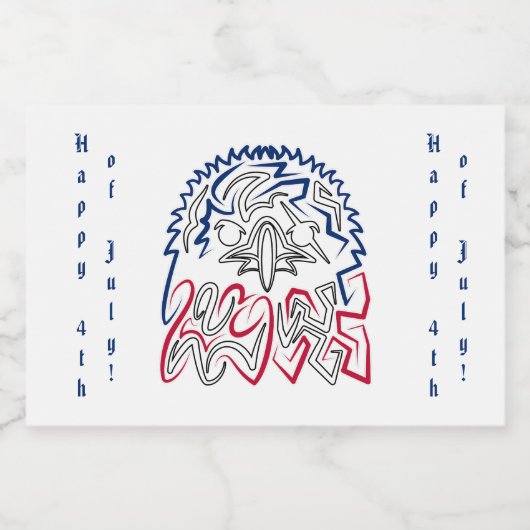 American Eagle Alkoholflaschenetikett (Einzelnes Label)