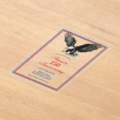 American Eagle America 250 Anniversary Party Acryleinladungen (Ablage )