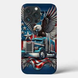 American Eagle and Truck ,Bold & Patriotic Design Case-Mate iPhone Hülle
