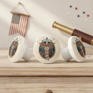 American Eagle Art Nouveau USA 250 Motiv ID1304 Keramikknauf