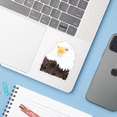 American Eagle Aufkleber (Laptop mit iPhone)