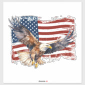 American Eagle Aufkleber (Blatt)