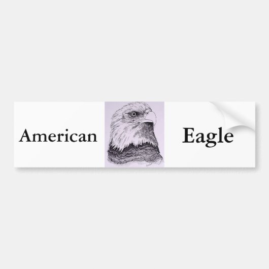 American Eagle Autoaufkleber (Vorne)