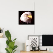 American Eagle Bald Eagle Poster Print (Heimbüro)