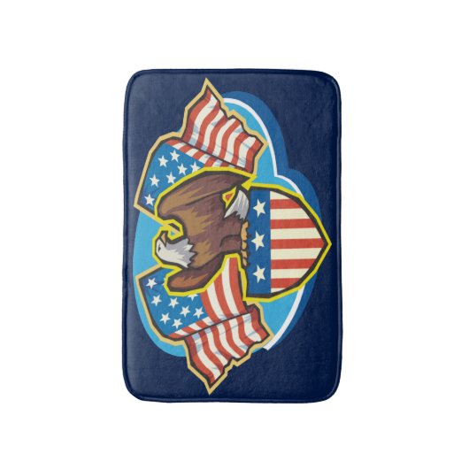 American Eagle Bath Mat Badematte (Vorderseite Vertikal)