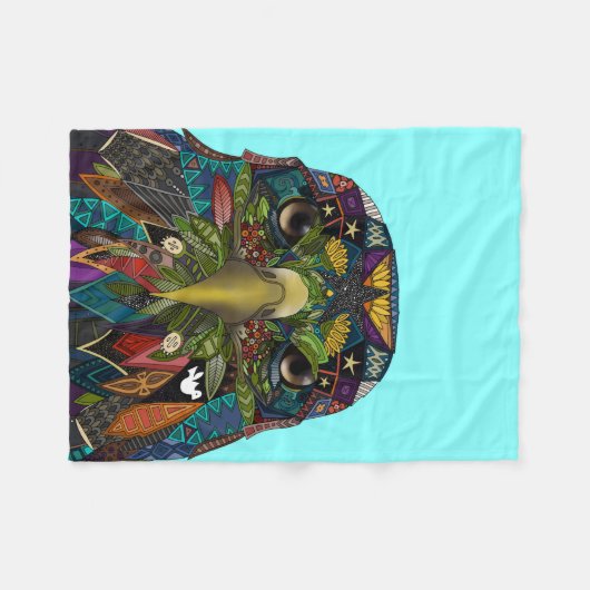 American Eagle blue Fleecedecke (Vorderseite (Horizontal))