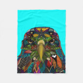 American Eagle blue Fleecedecke (Vorderseite)