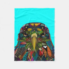 American Eagle blue Fleecedecke