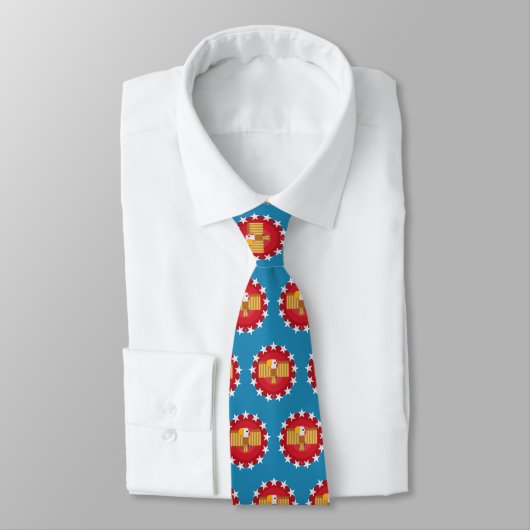 American Eagle (Blue) - Krawatte (Gebunden)