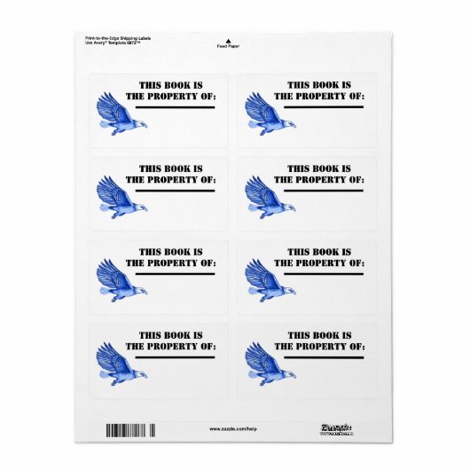 American Eagle Book Label (Vorne)